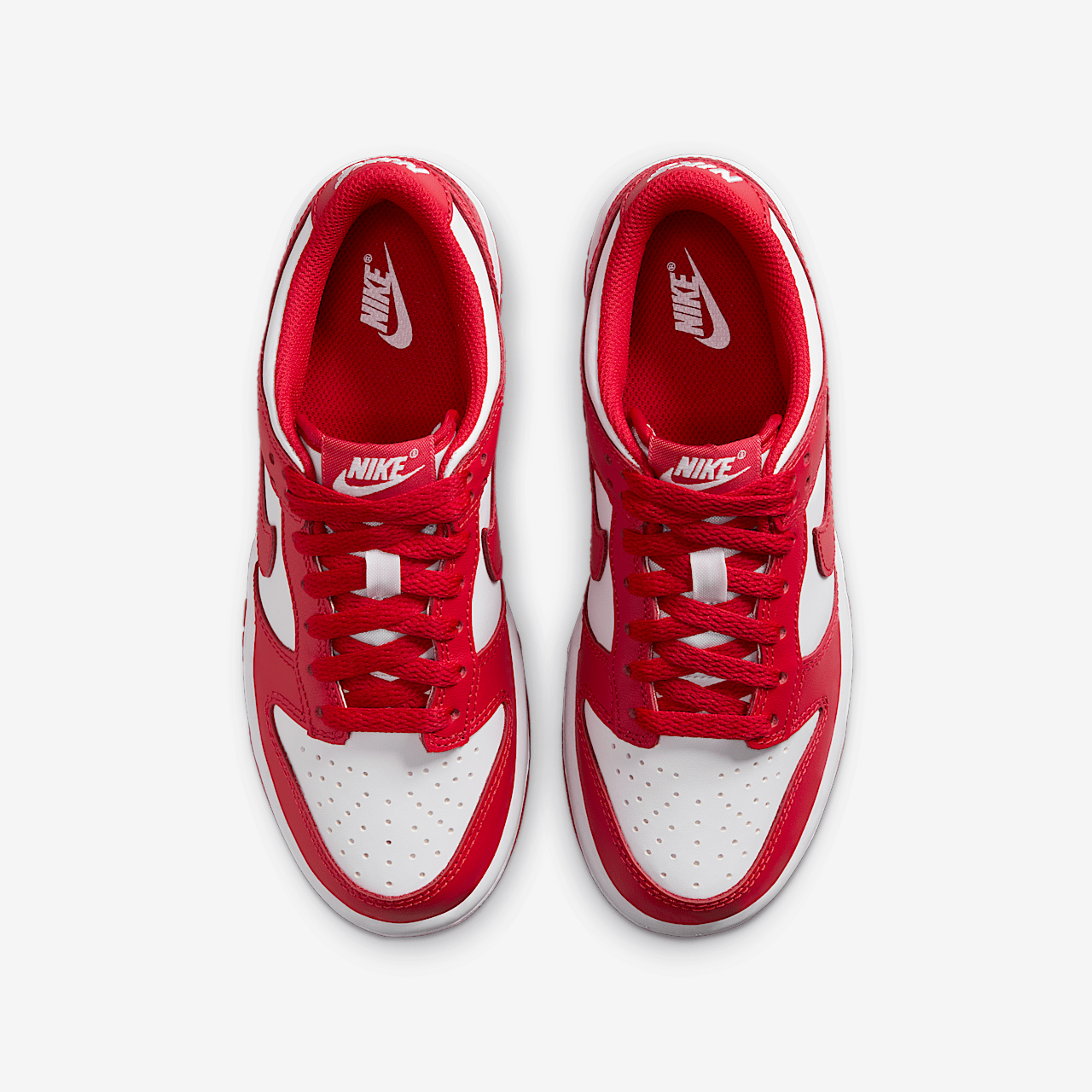 Nike Dunk Low sneaker Wit/University Red