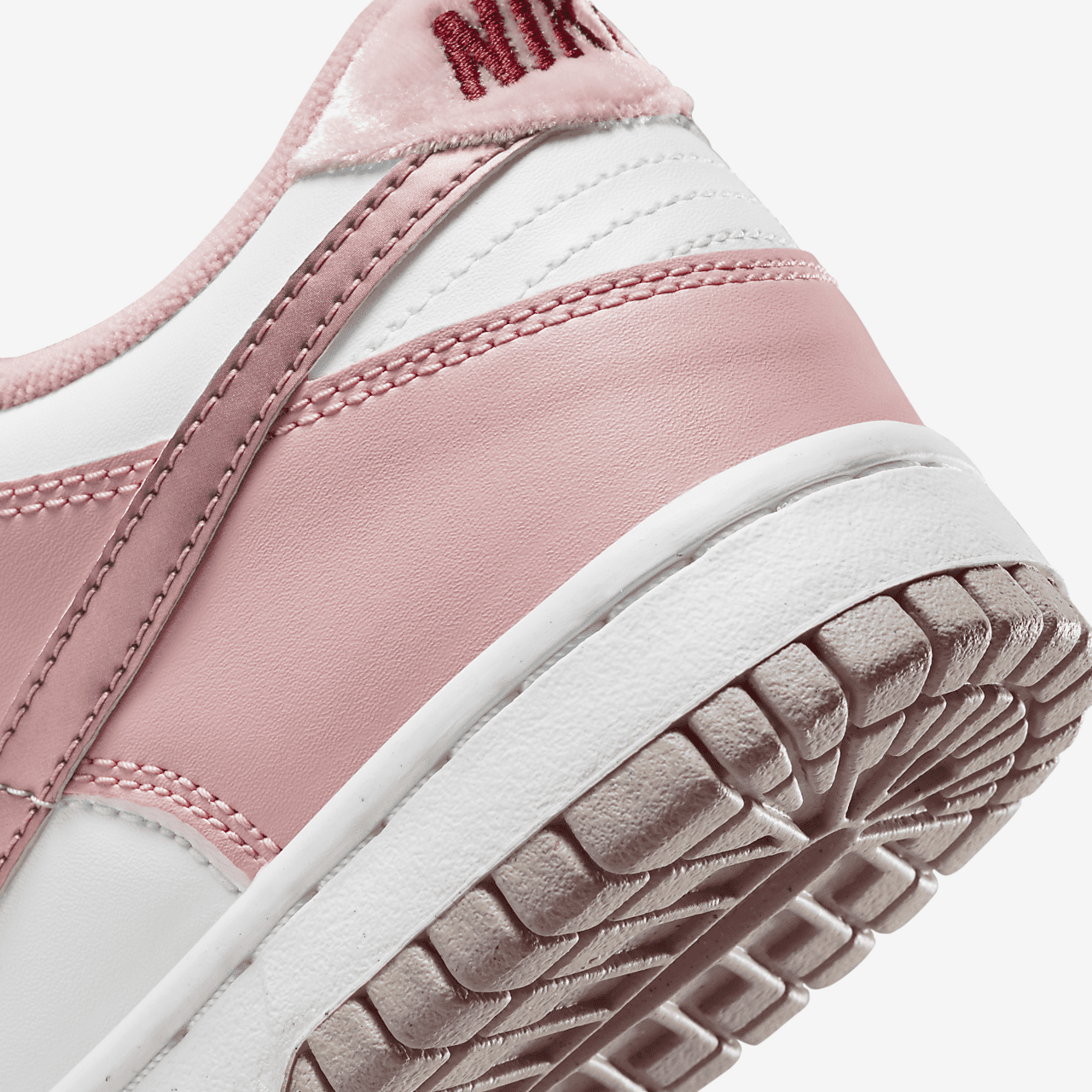 Nike Dunk Low sneaker Pink Glaze/Wit/Pomegranate/Pink Glaze