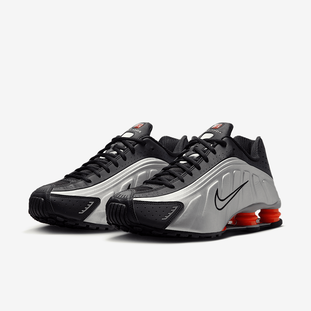 Nike Shox sneaker Metallic Silver/Zwart/Picante Red/Metallic Silver