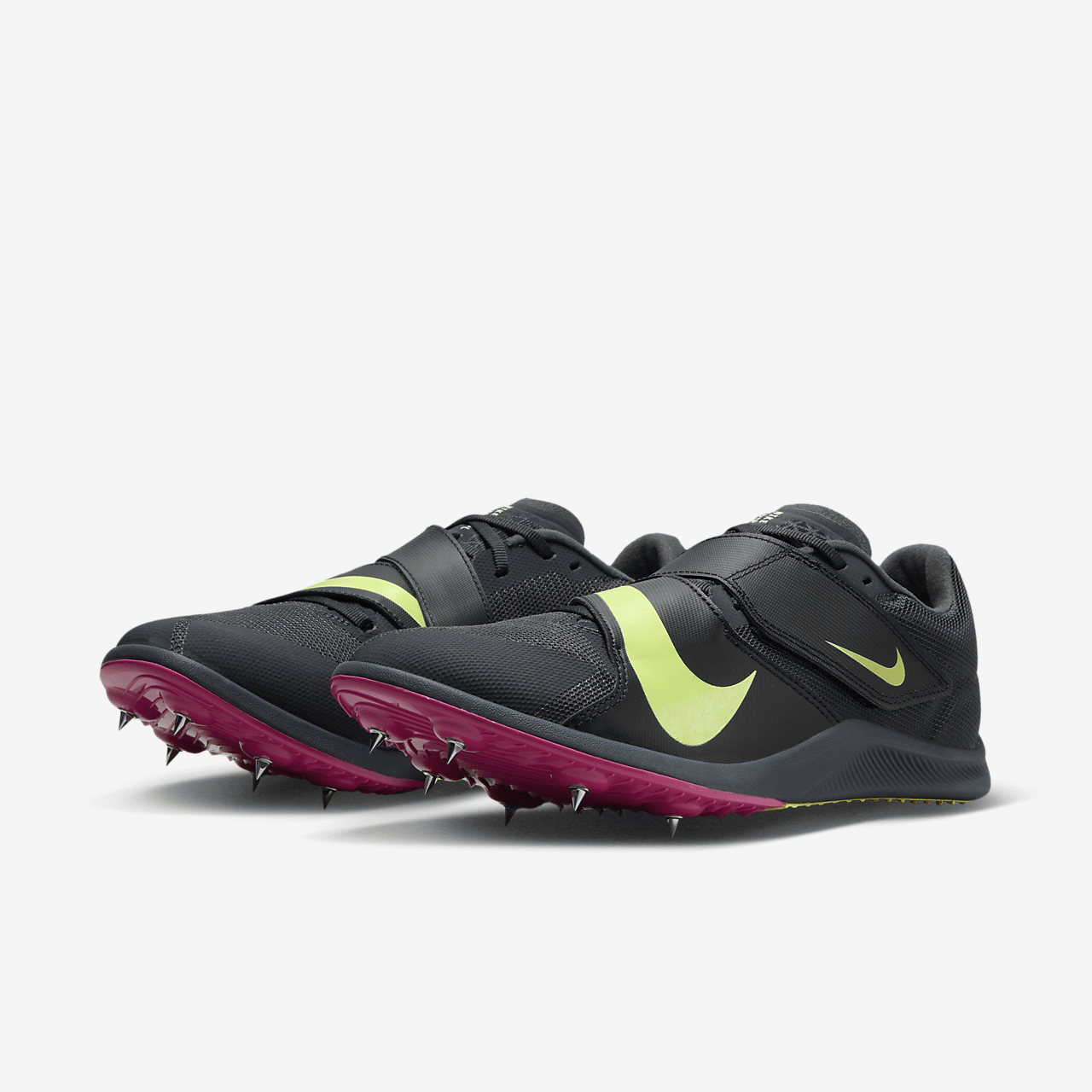 Nike  sneaker Anthracite/Zwart/Light Lemon Twist/Fierce Pink