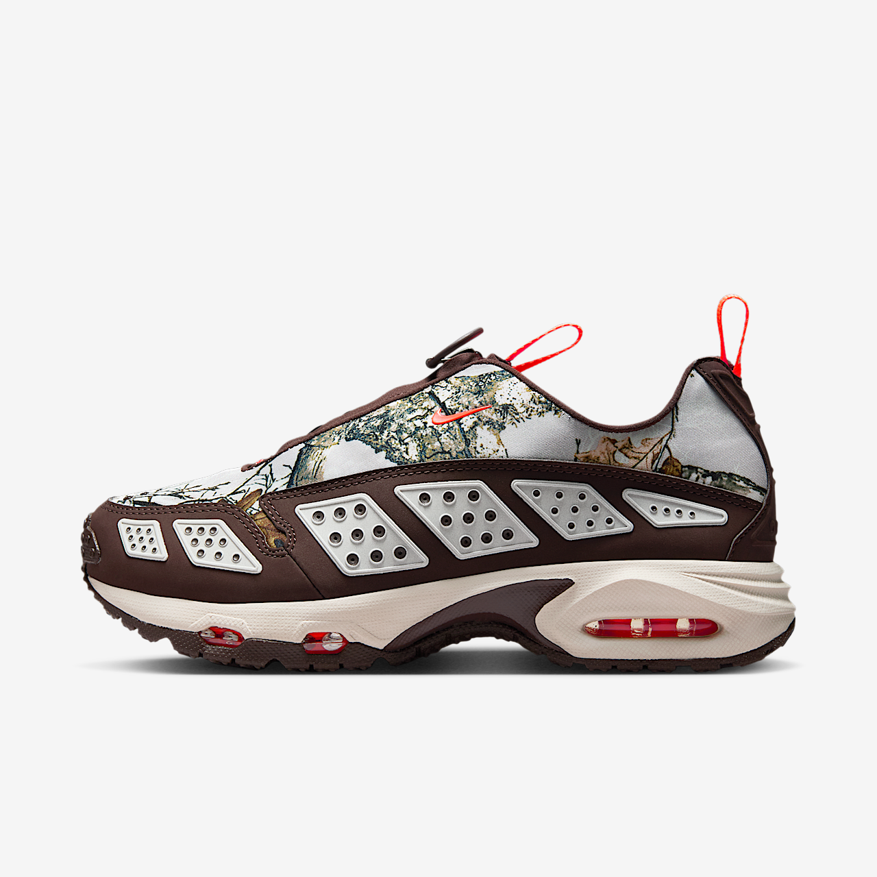Nike Air Max SNDR sneaker Light Orewood Brown/Baroque Brown/Hyper Crimson
