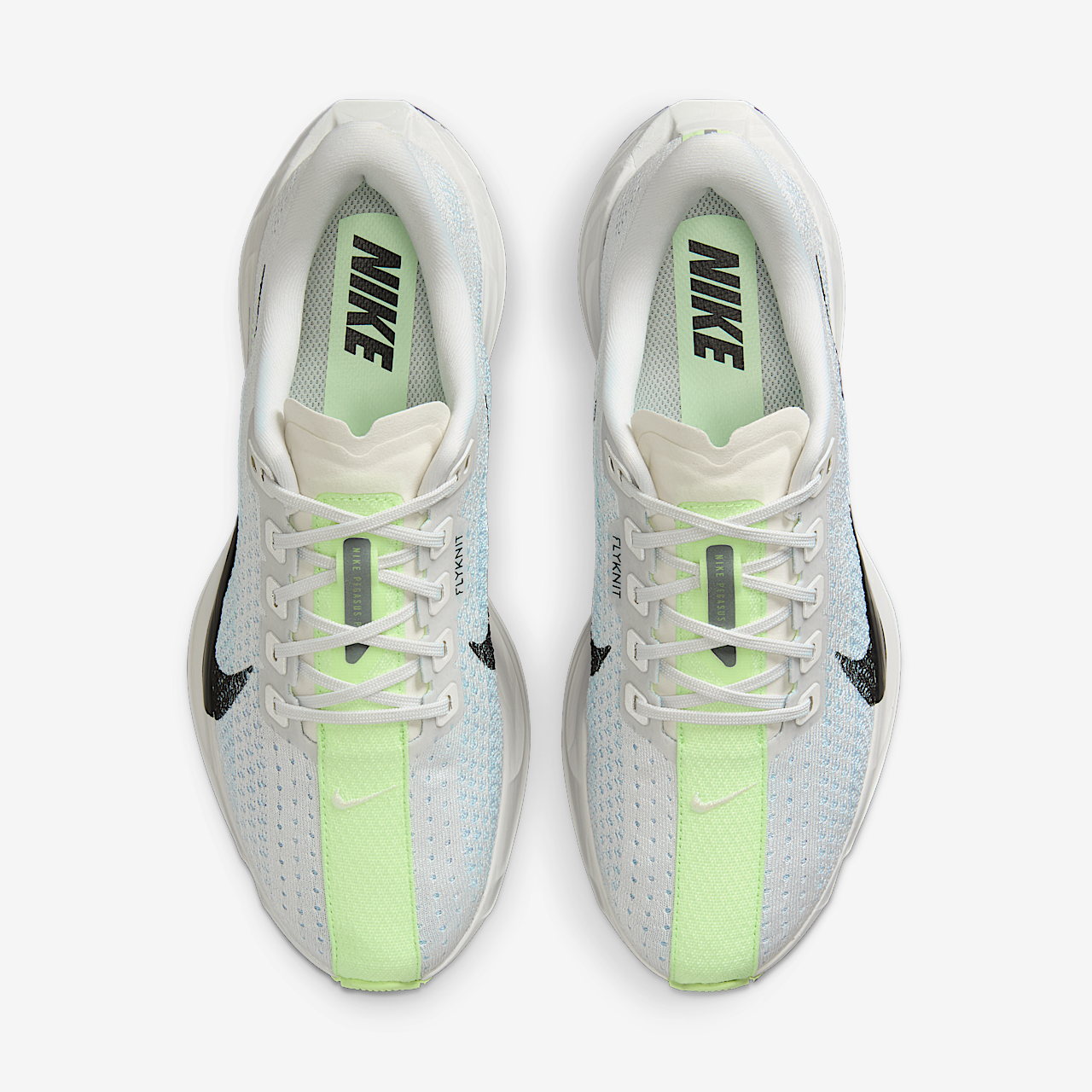 Nike Pegasus sneaker Platinum Tint/Pure Platinum/Barely Volt/Zwart