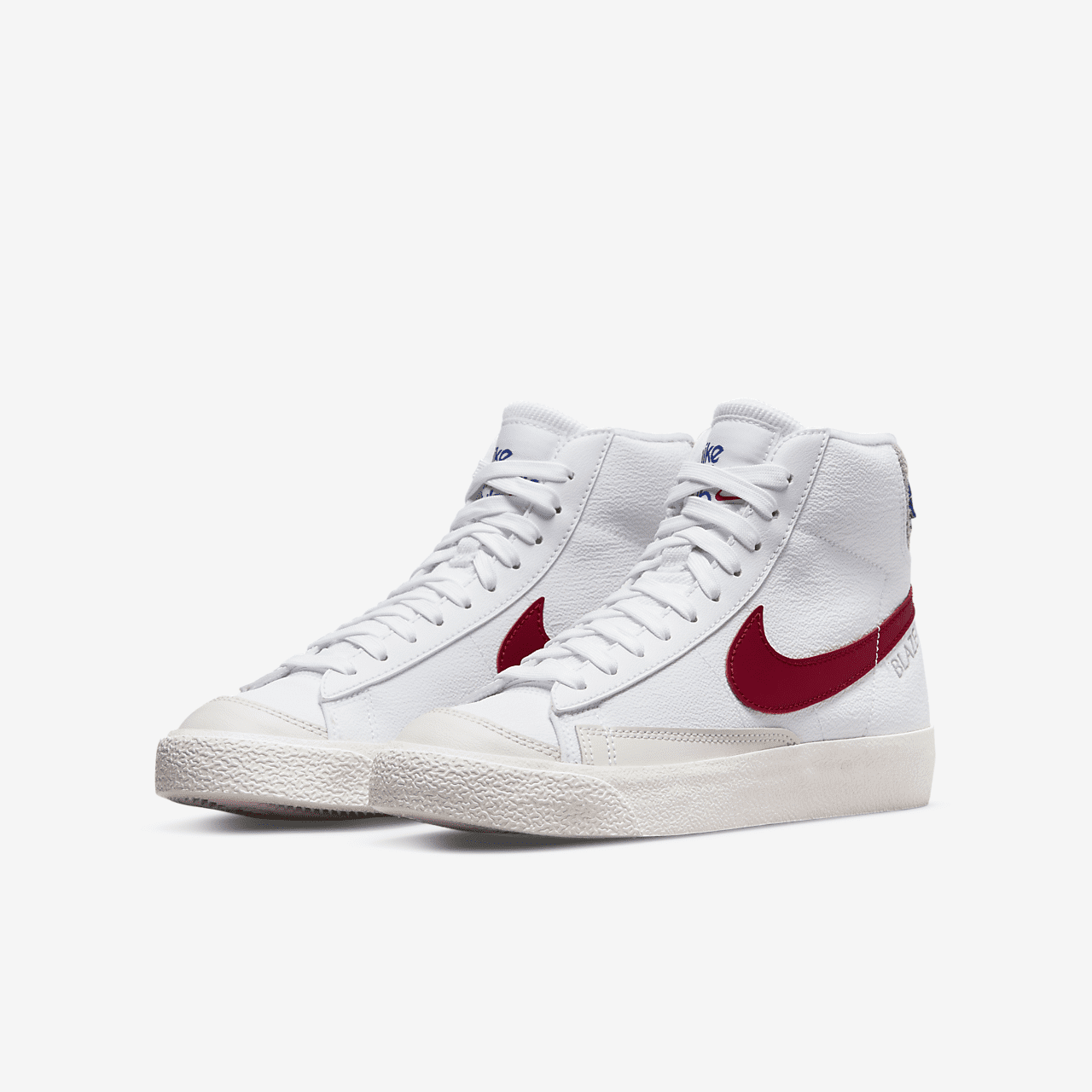 Nike Blazer sneaker Wit/Light Smoke Grey/Phantom/Gym Red