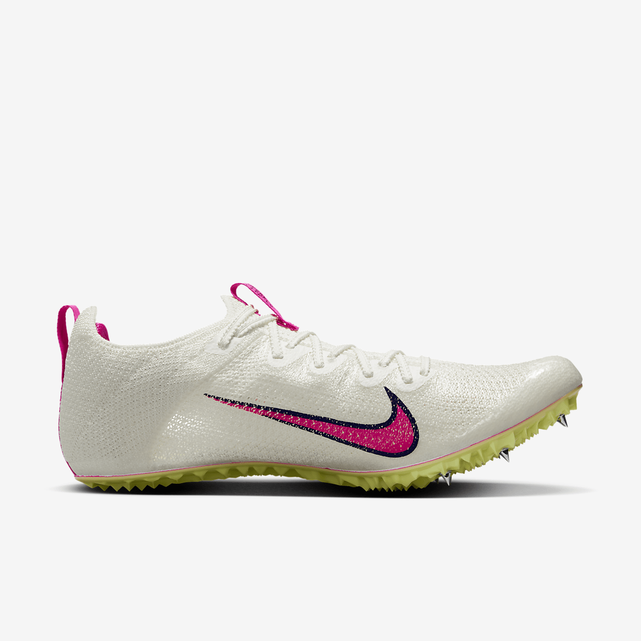 Nike  sneaker Sail/Light Lemon Twist/Zwart/Fierce Pink