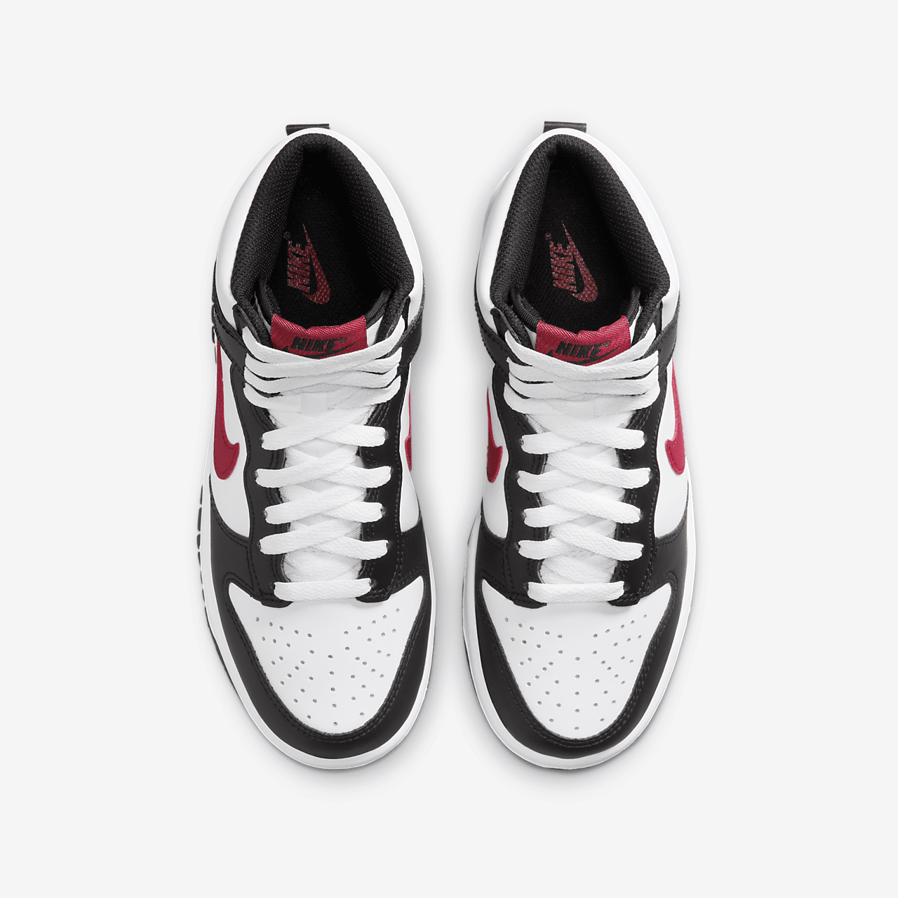 Nike Dunk High sneaker Wit/Zwart/Gym Red