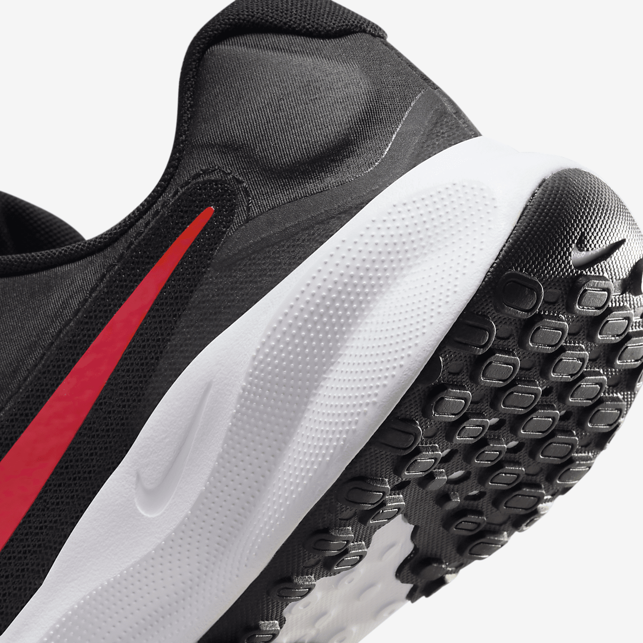 Nike  sneaker Zwart/Wit/University Red