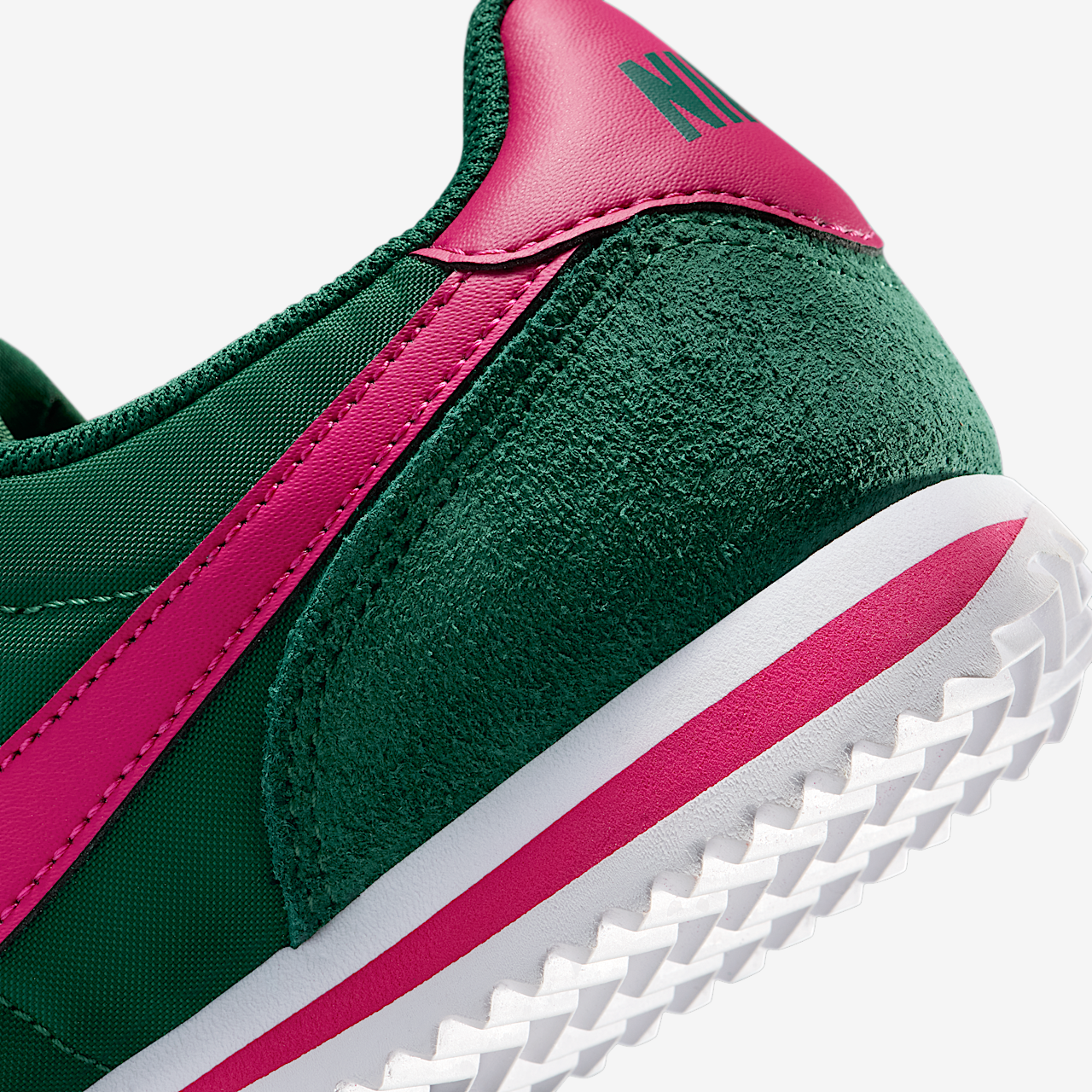 Nike Cortez sneaker Gorge Green/Wit/Wild Cherry