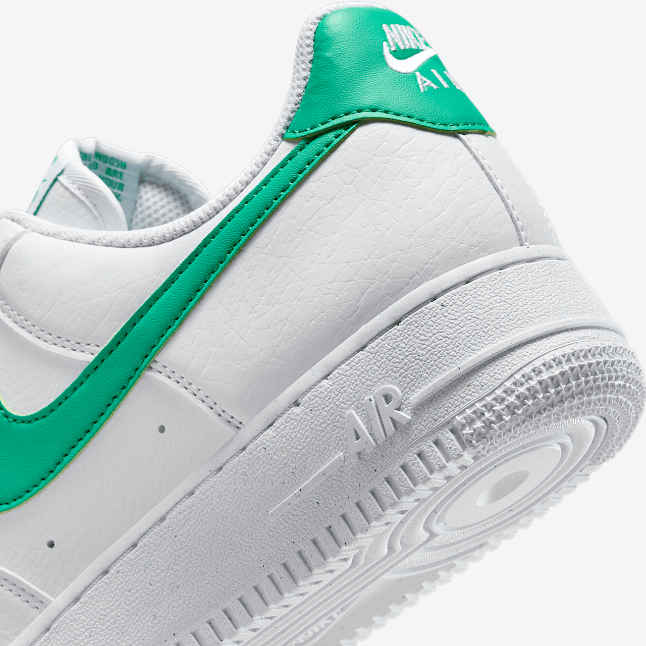 Nike Air Force 1 sneaker Wit/Stadium Green