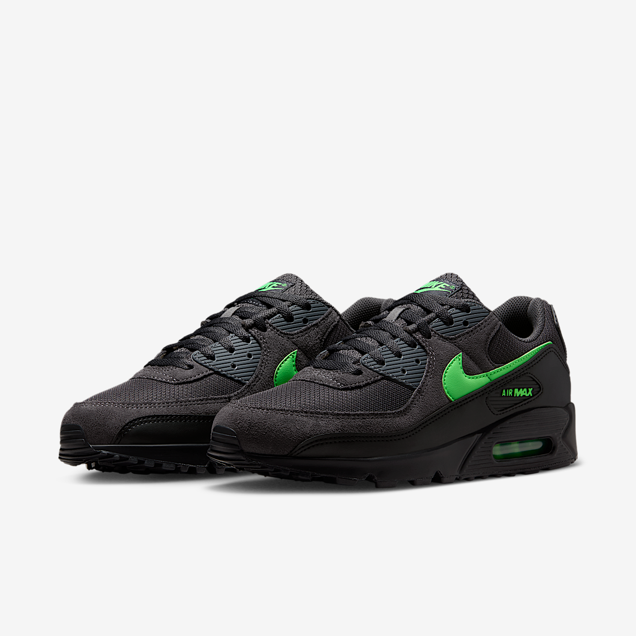 Nike Air max 90 sneaker Anthracite/Zwart/Green Strike