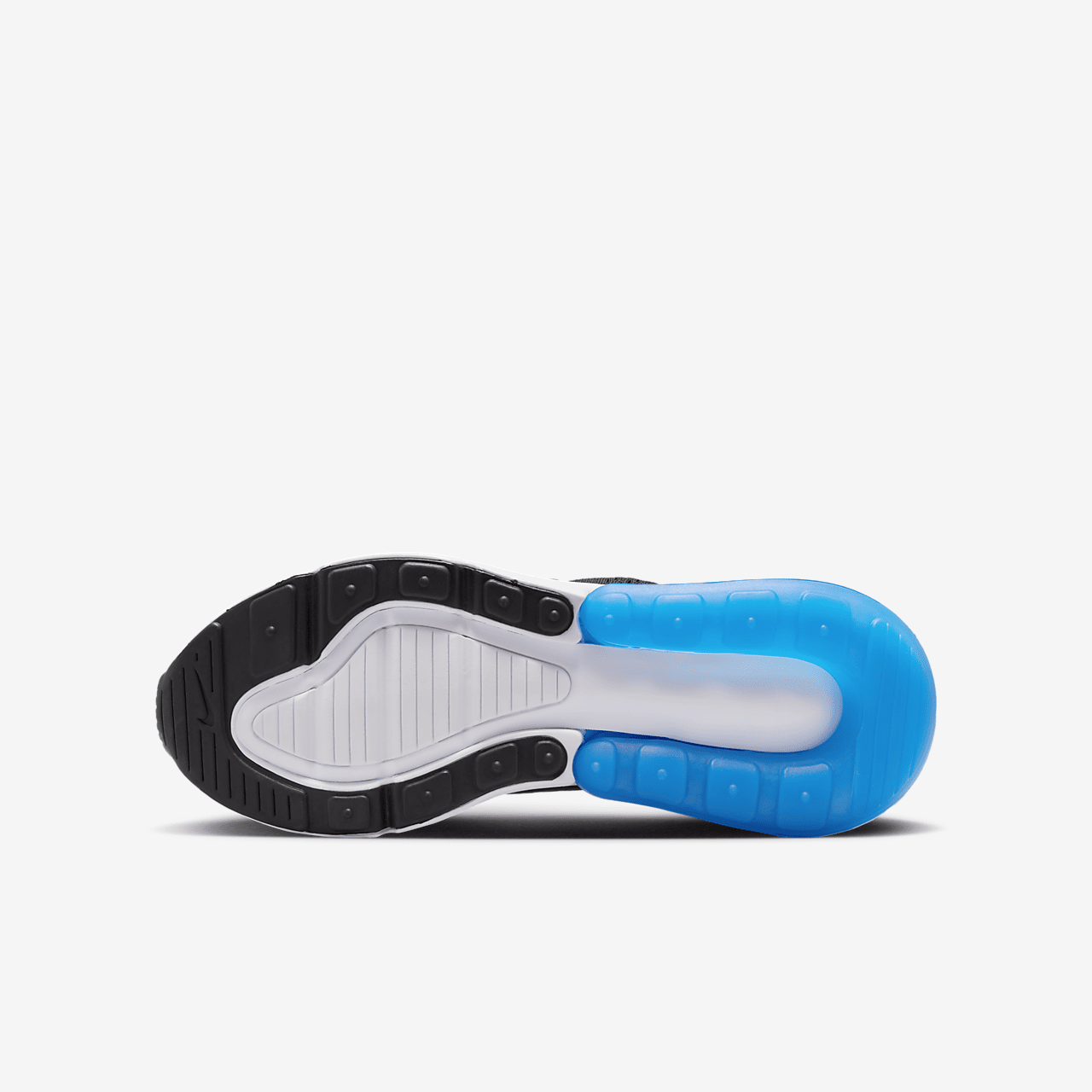Nike Air max 270 sneaker Anthracite/Zwart/Wit/Light Photo Blue