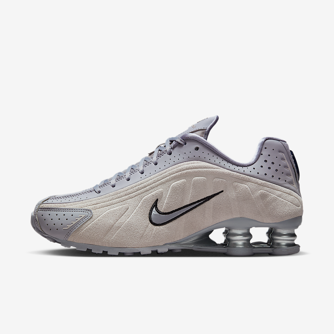 Nike Nike Shox sneaker Cement Grey/College Grey/Metallic Silver/Zwart