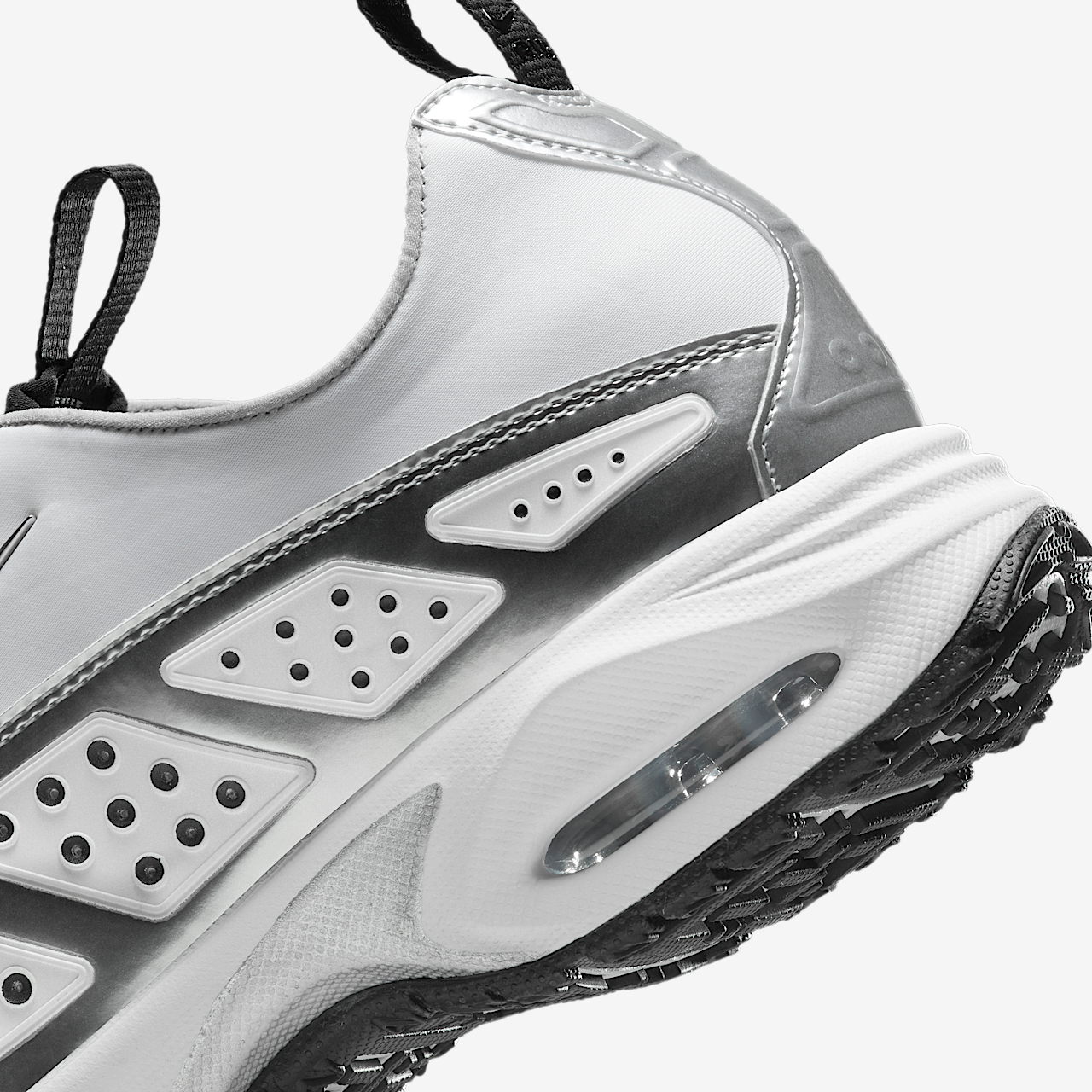 Nike Air Max SNDR sneaker Wit/Zwart/Metallic Silver