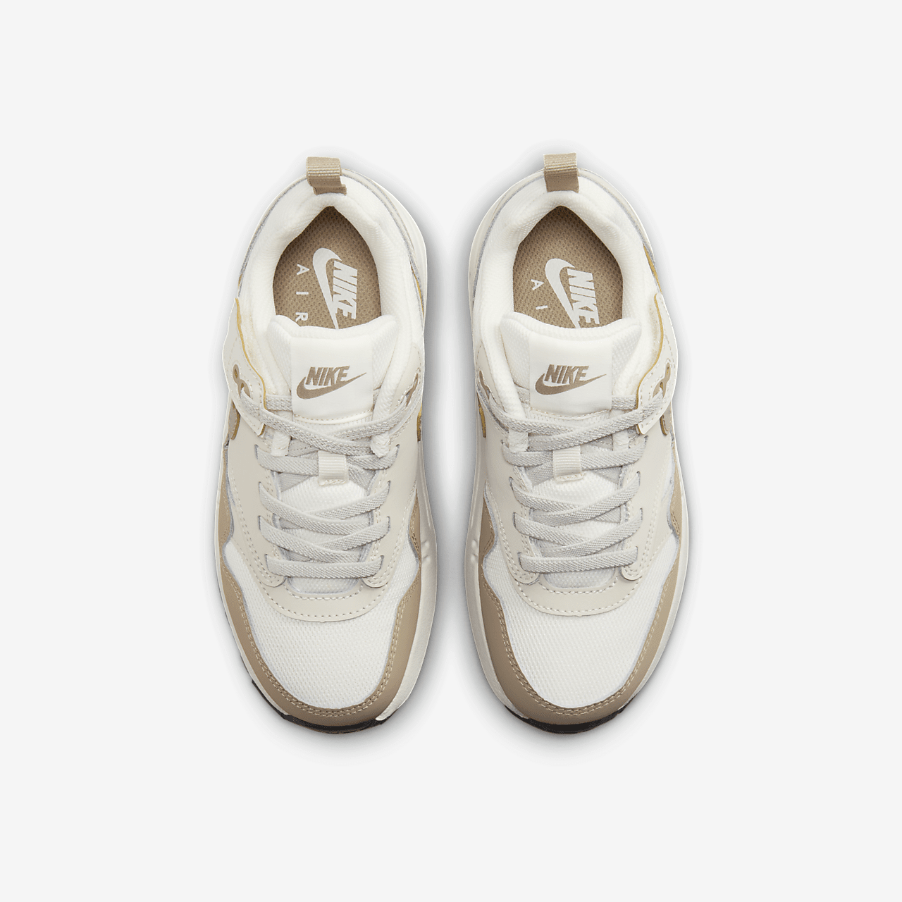 Nike Air Max 1 sneaker Phantom/Light Orewood Brown/Zwart/Khaki