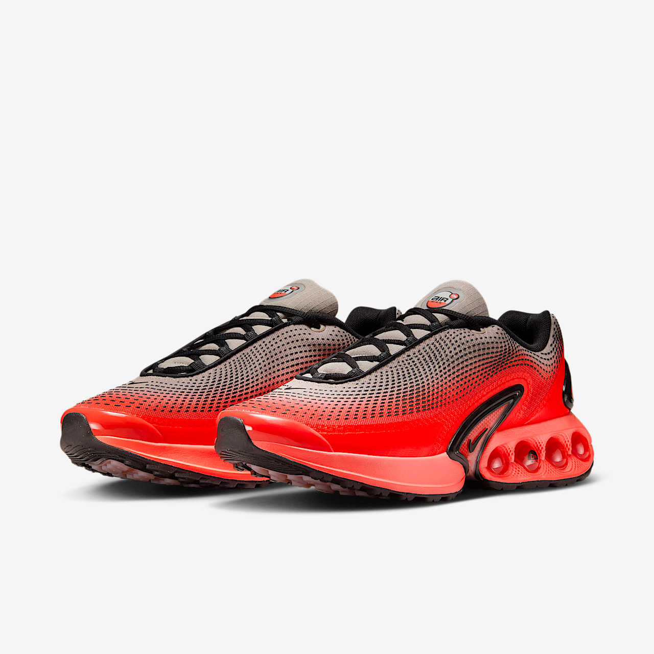 Nike Air Max DN sneaker College Grey/Bright Crimson/Zwart