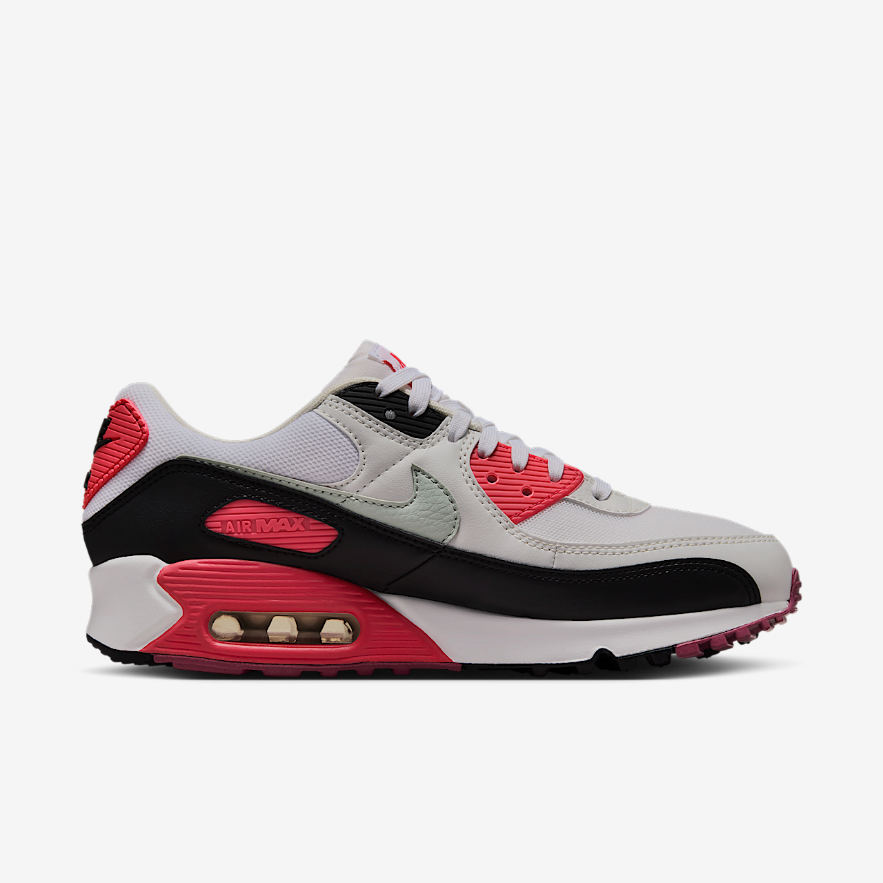 Nike Air max 90 sneaker Wit/Aster Pink/Zwart/Light Silver