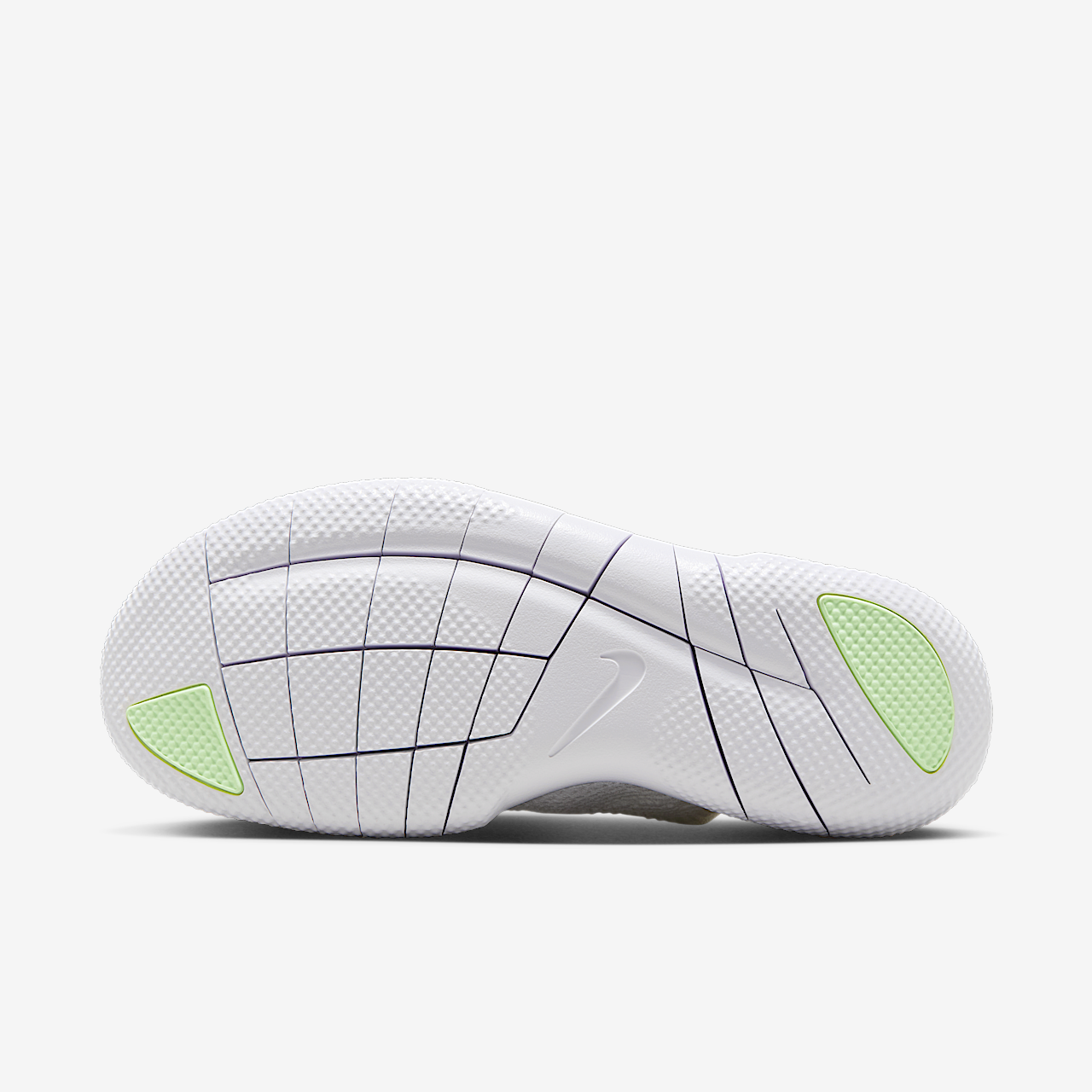 Nike Free sneaker Wit/Platinum Tint/Barely Volt