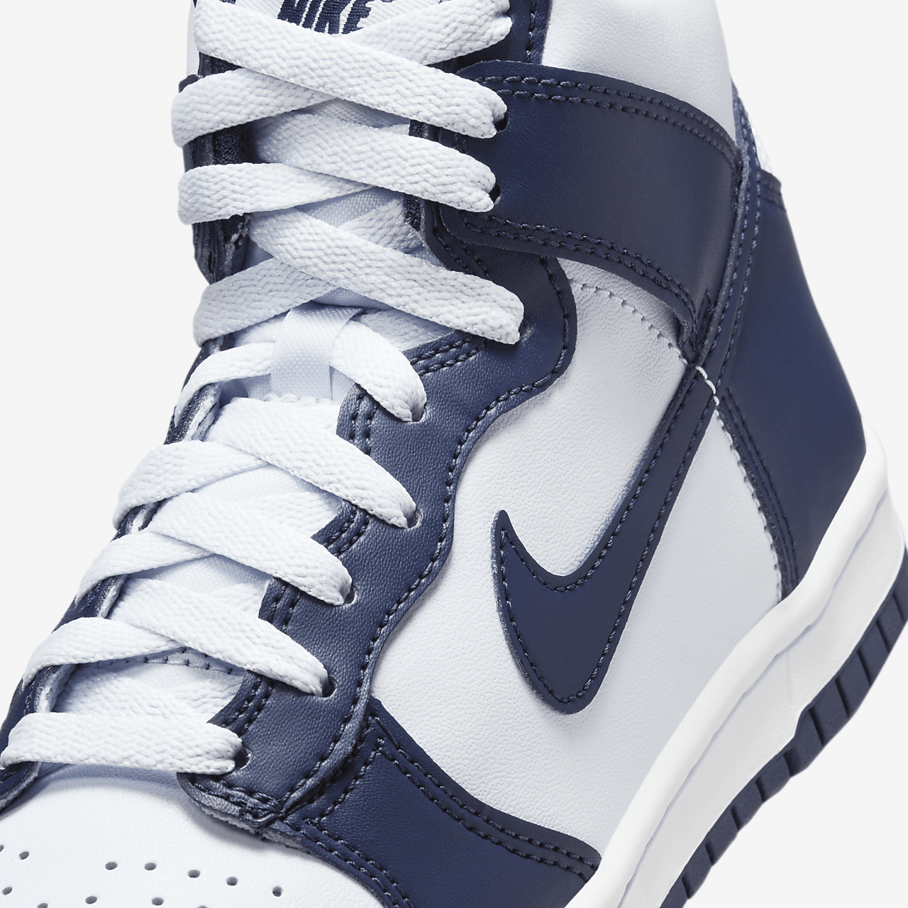 Nike Dunk High sneaker Football Grey/Wit/Midnight Navy