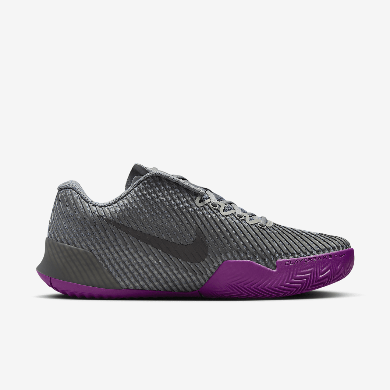 Nike  sneaker Smoke Grey/Dark Smoke Grey/Sangria/Zwart