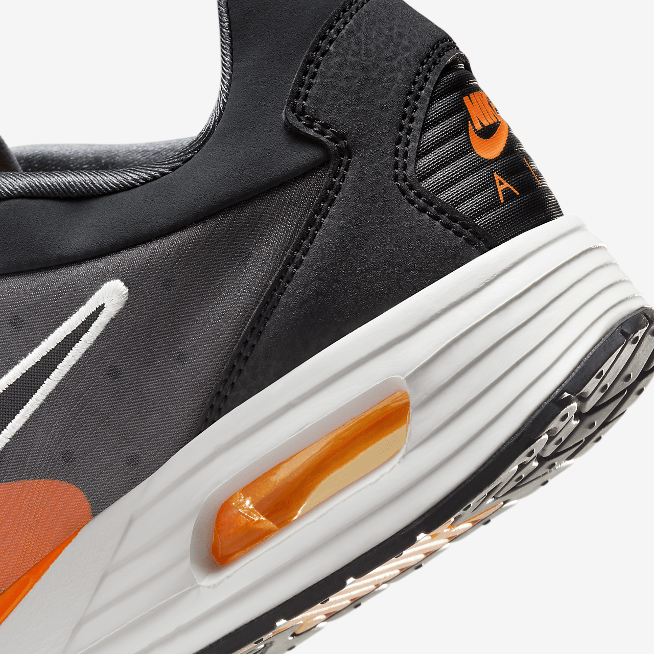 Nike Air Max sneaker Anthracite/Total Orange/Summit White/Zwart