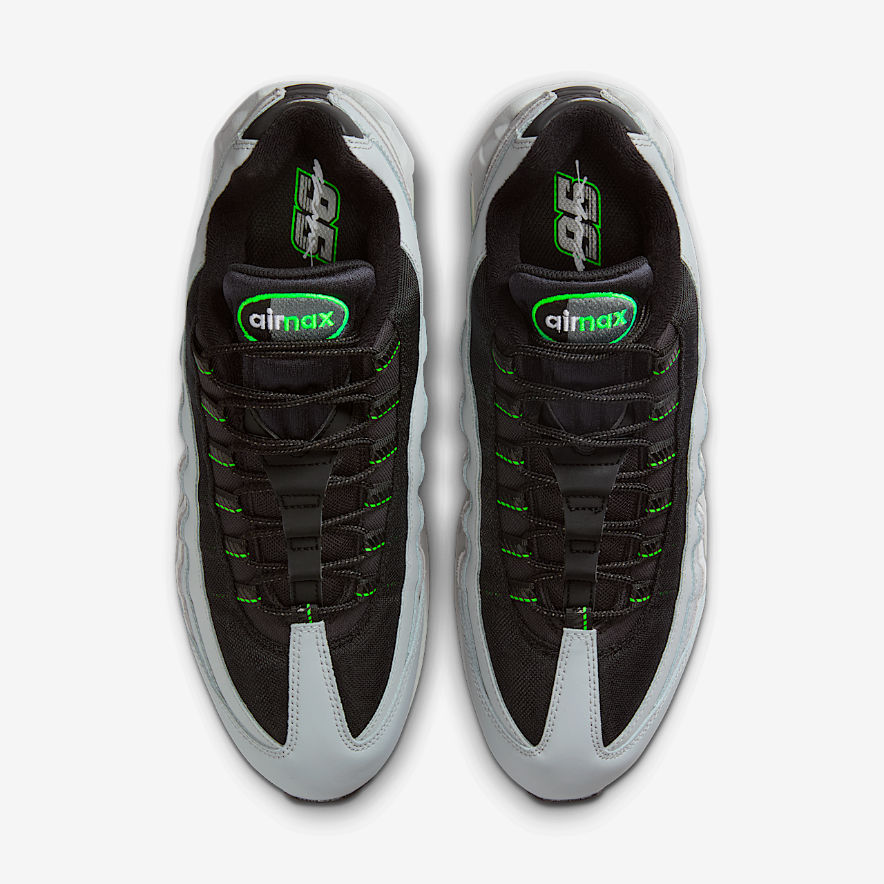 Nike Air Max sneaker Light Smoke Grey/Green Strike/Wit/Zwart