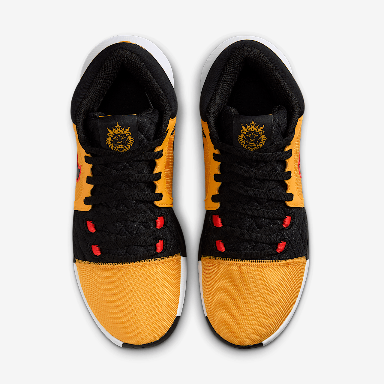 Nike LeBron sneaker University Gold/Light Crimson/Wit/Zwart