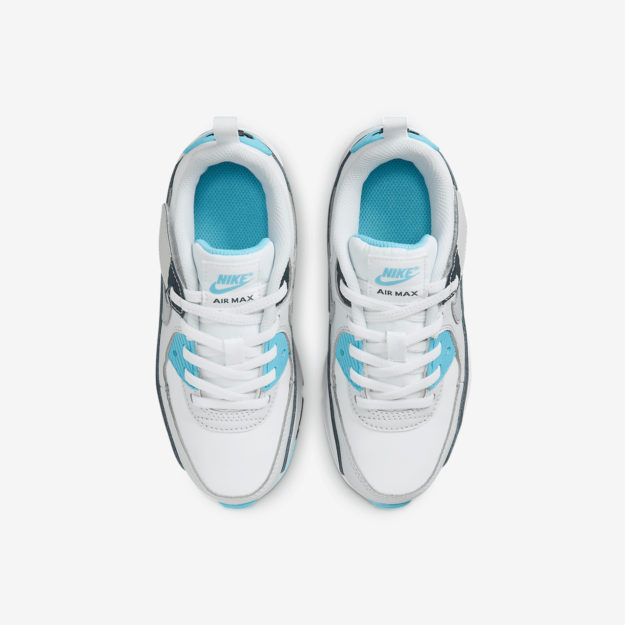 Nike Air max 90 sneaker Wit/Baltic Blue/Armory Navy/Wolf Grey