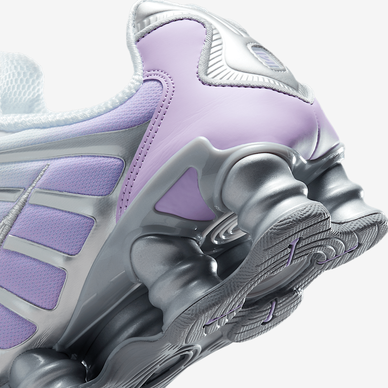 Nike Nike Shox sneaker Metallic Platinum/Flat Silver/Hydrangeas/Wit