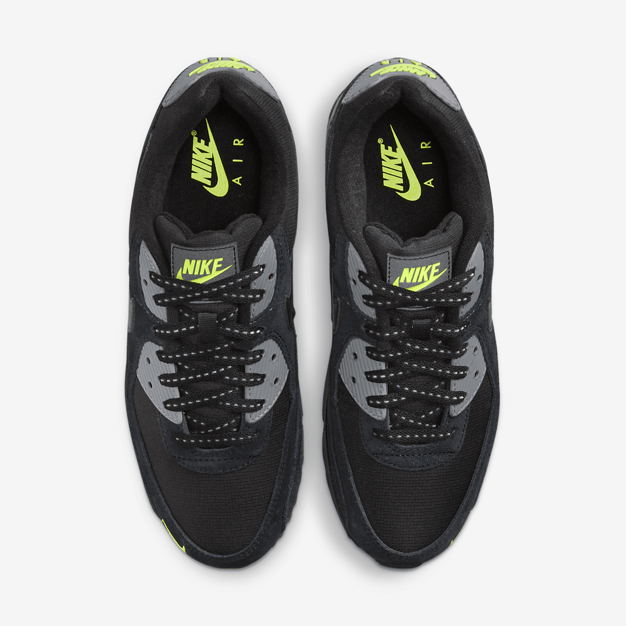 Nike Air max 90 sneaker Zwart/Volt/Cool Grey/Zwart