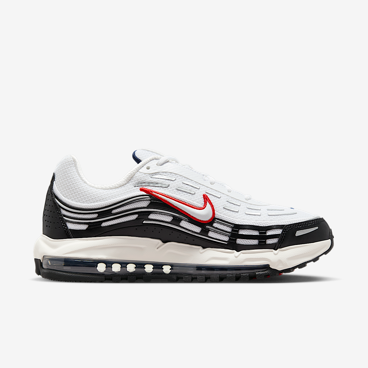Nike Air Max sneaker Wit/Zwart/Midnight Navy/University Red