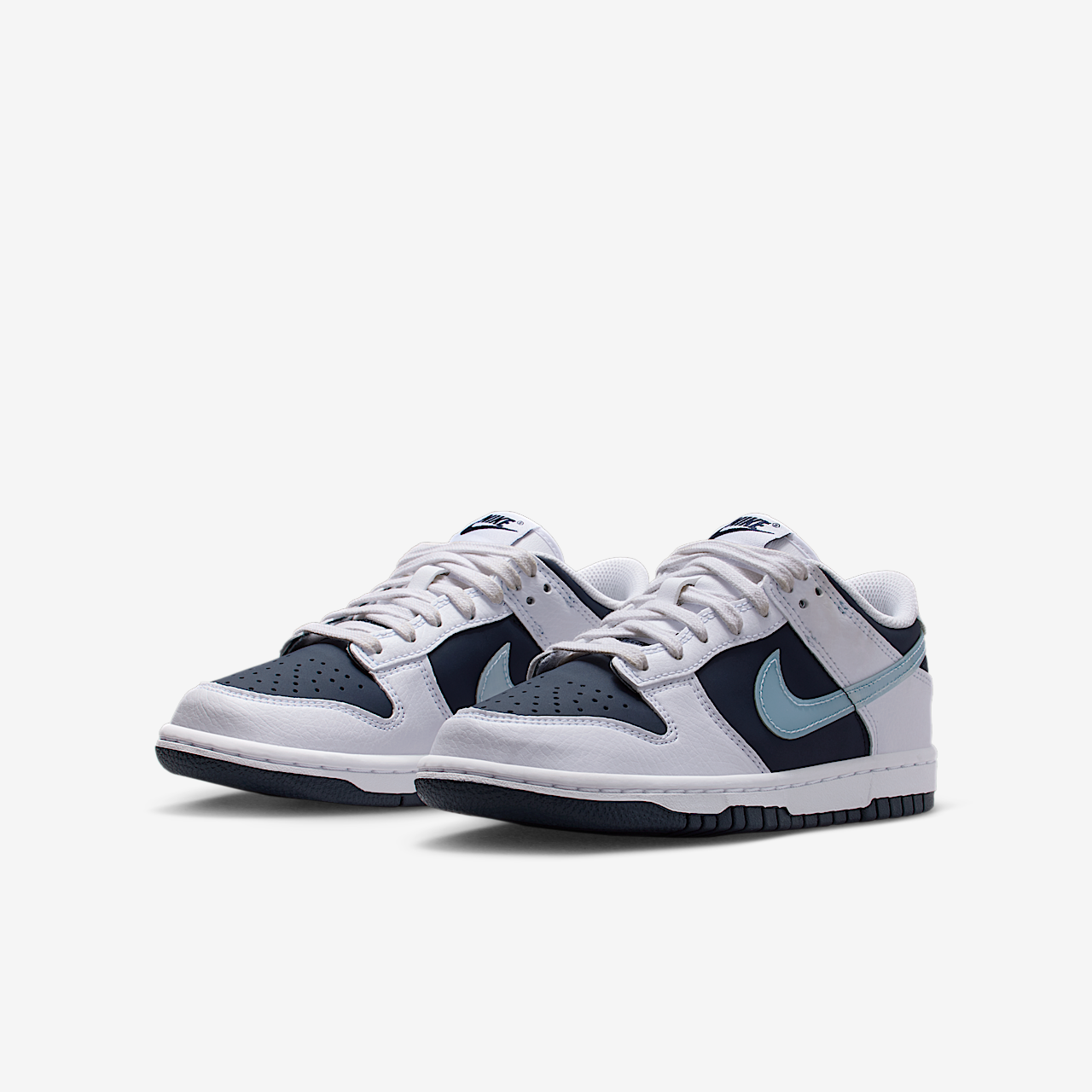 Nike Dunk Low sneaker Wit/Deep Royal Blue/Obsidian/Light Armory Blue
