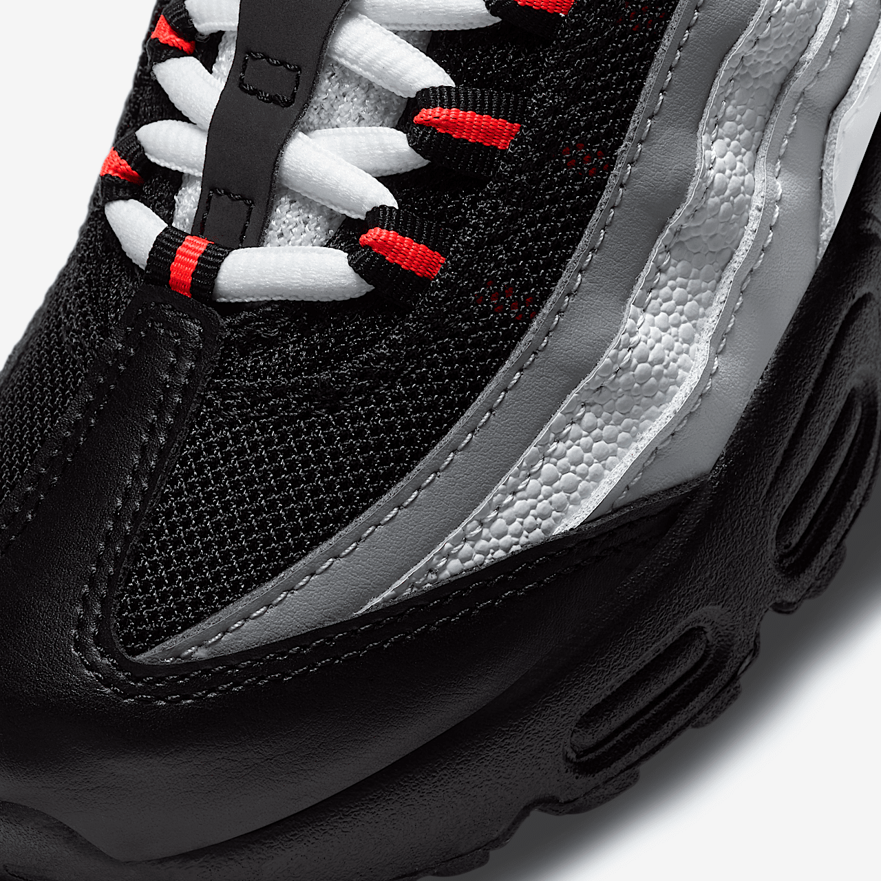Nike Air Max 95 sneaker Wit/Pure Platinum/Cool Grey/Infrared 23