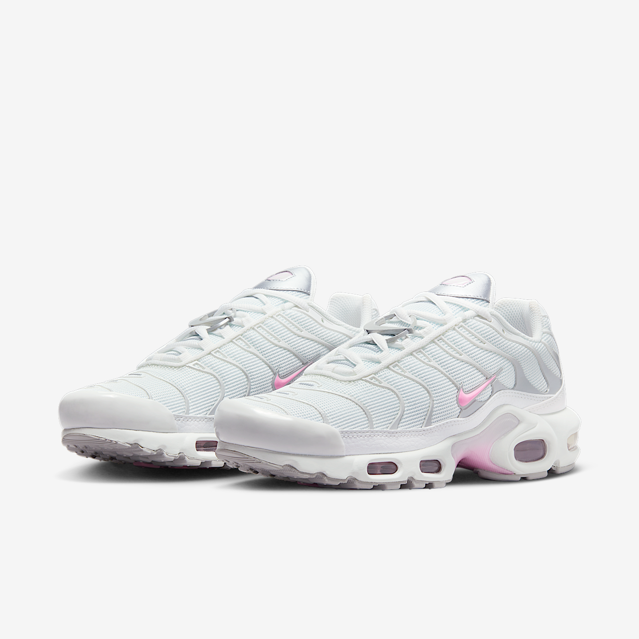 Nike Air Max Plus sneaker Summit White/Grey Fog/Metallic Silver/Pink Rise