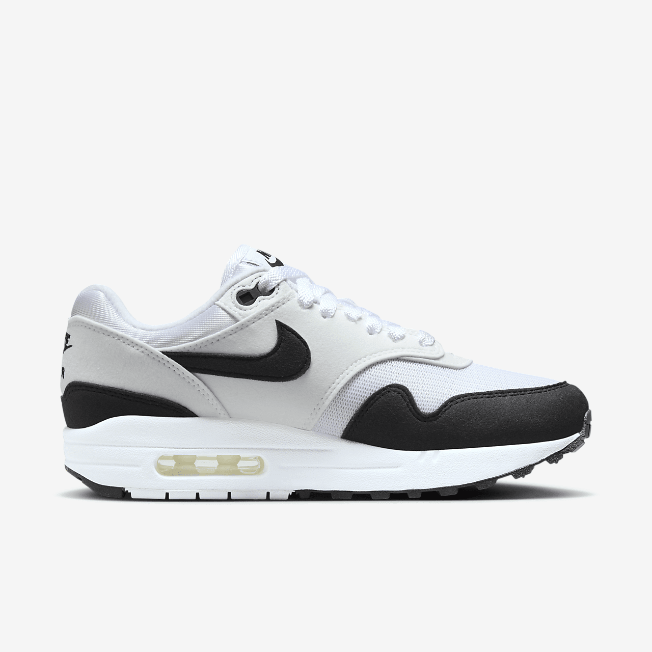 Nike Air Max 1 sneaker Wit/Summit White/Zwart