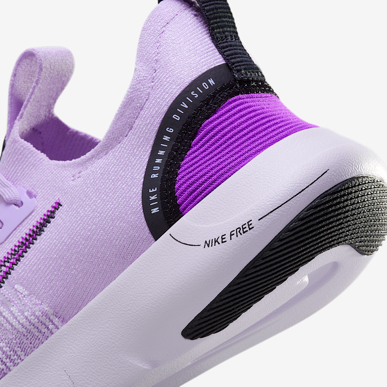 Nike Free sneaker Lilac Bloom/Barely Grape/Vivid Purple/Zwart