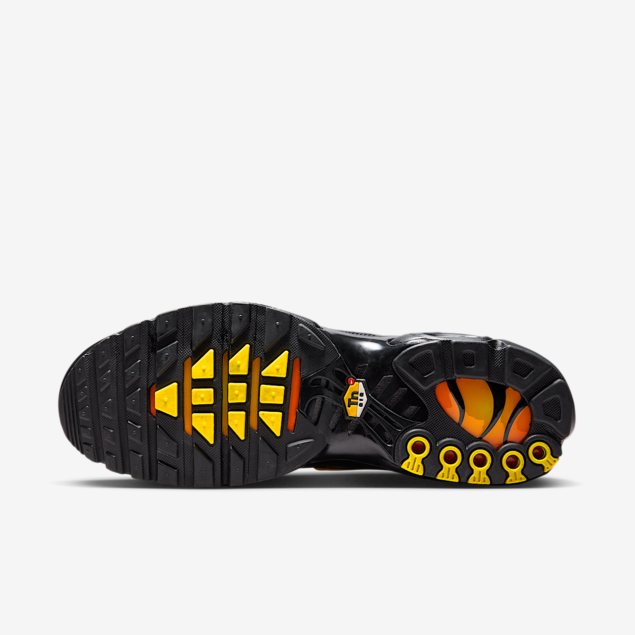 Nike Air Max Plus sneaker Zwart/Zwart/Safety Orange/Lightning