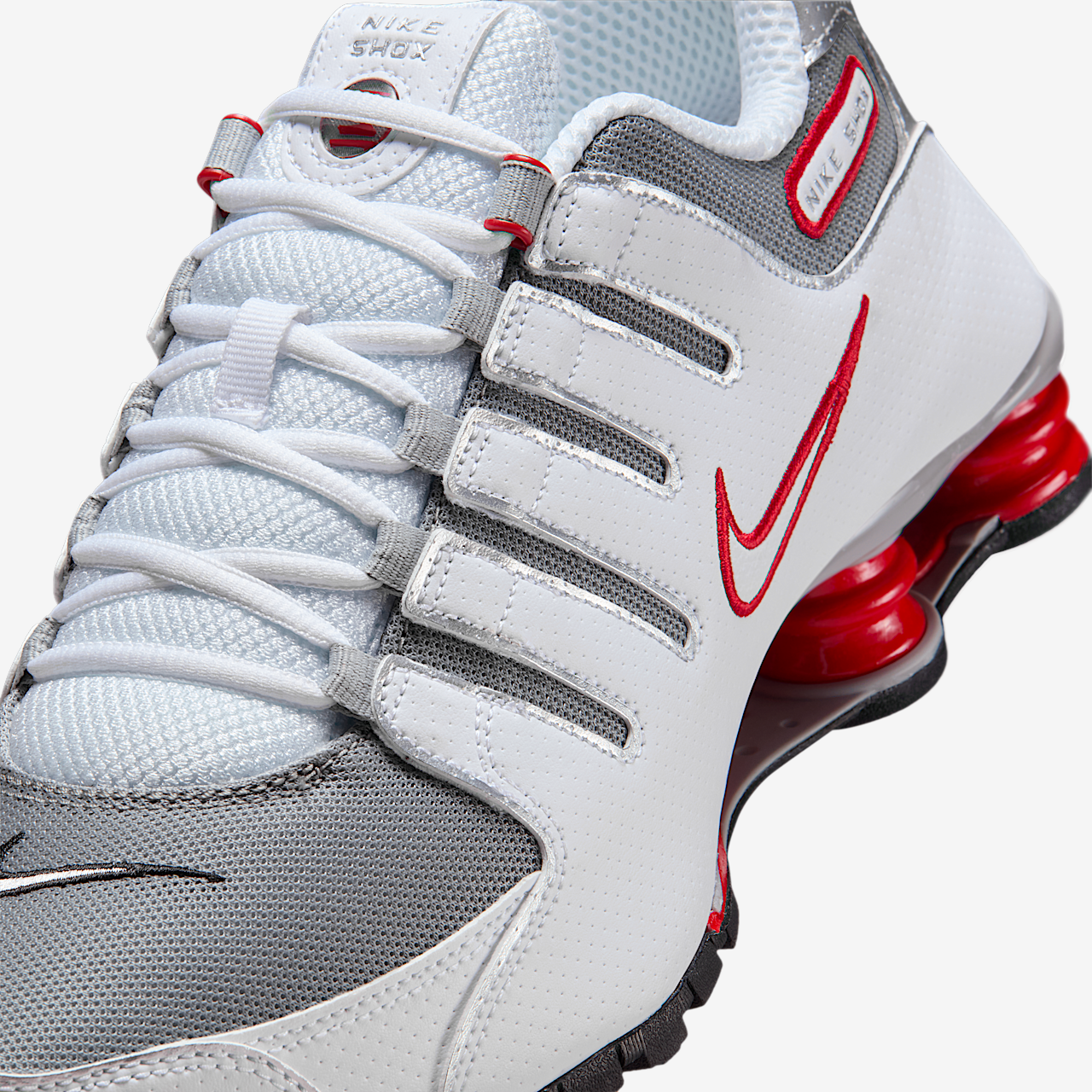 Nike Nike Shox sneaker Wit/Sport Red/Cool Grey/Metallic Silver