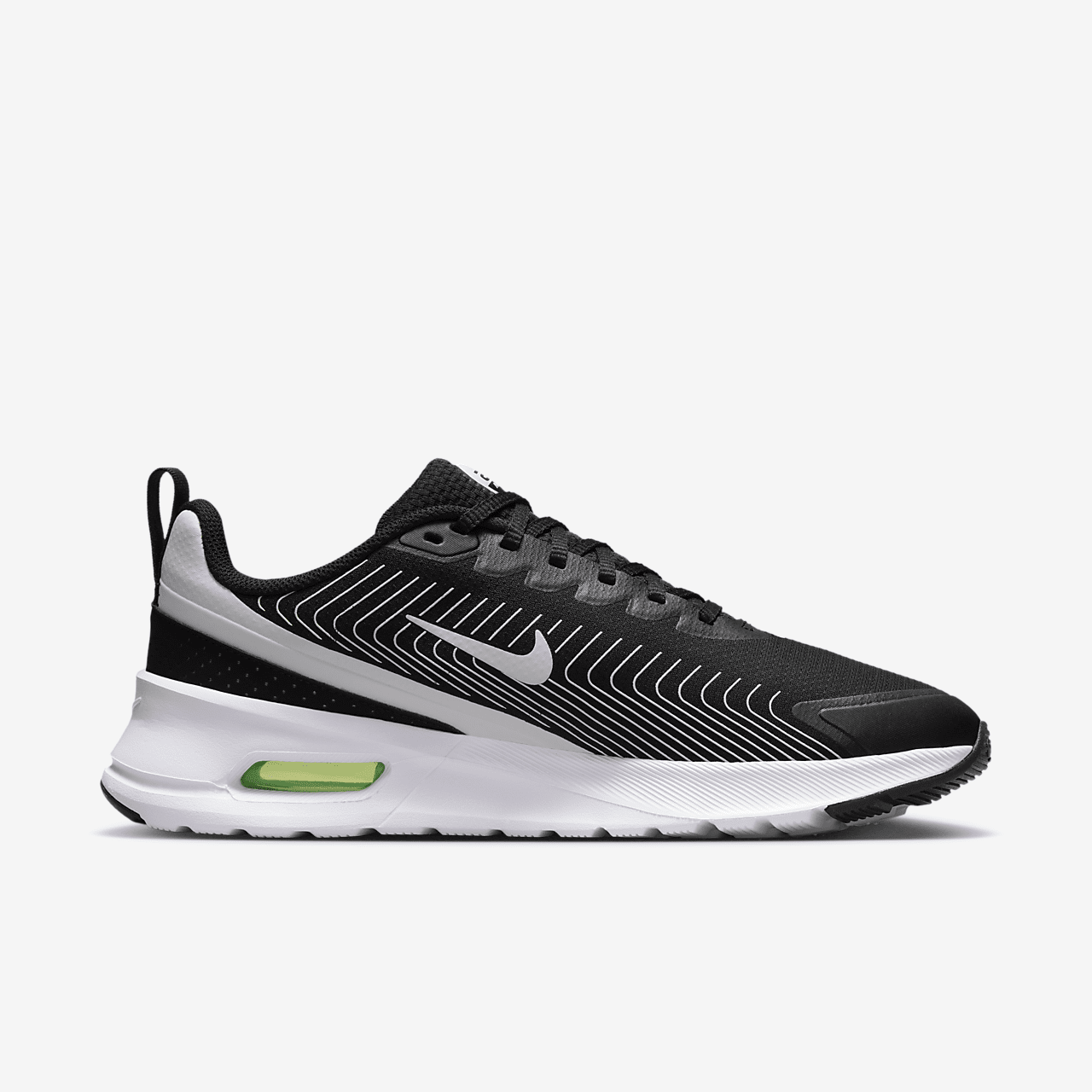 Nike Air Max Nuaxis sneaker Zwart/Wit/Volt/Zwart