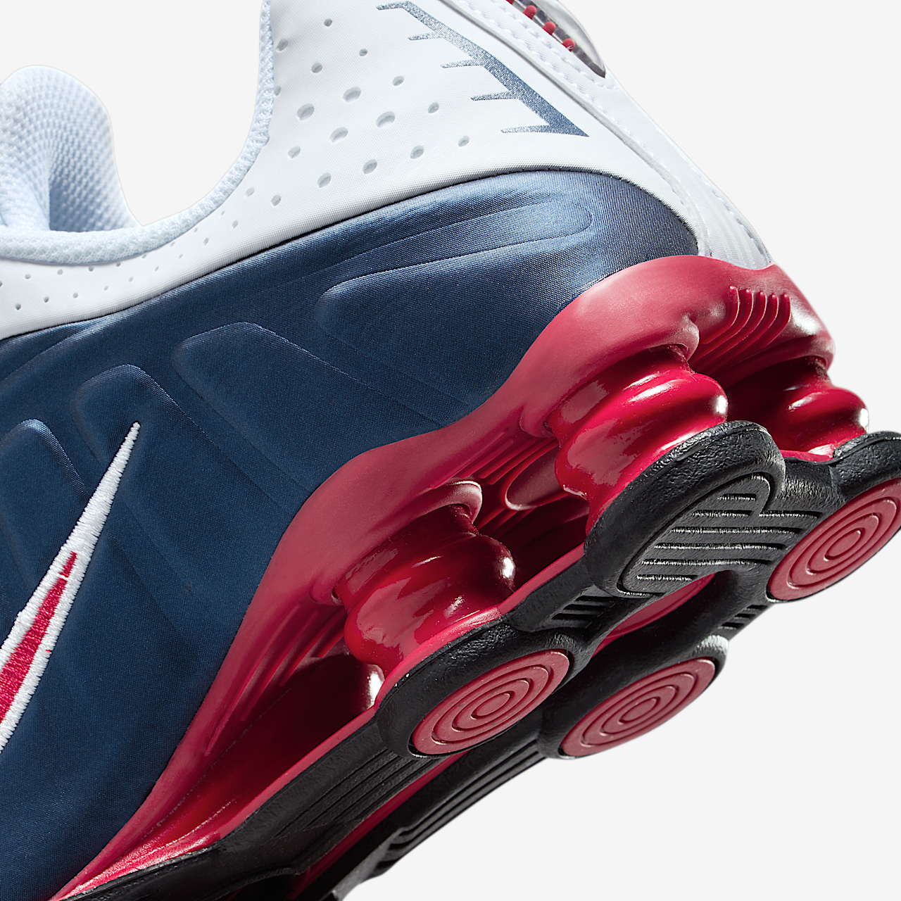 Nike Nike Shox sneaker Midnight Navy/Wit/Metallic Silver/Gym Red