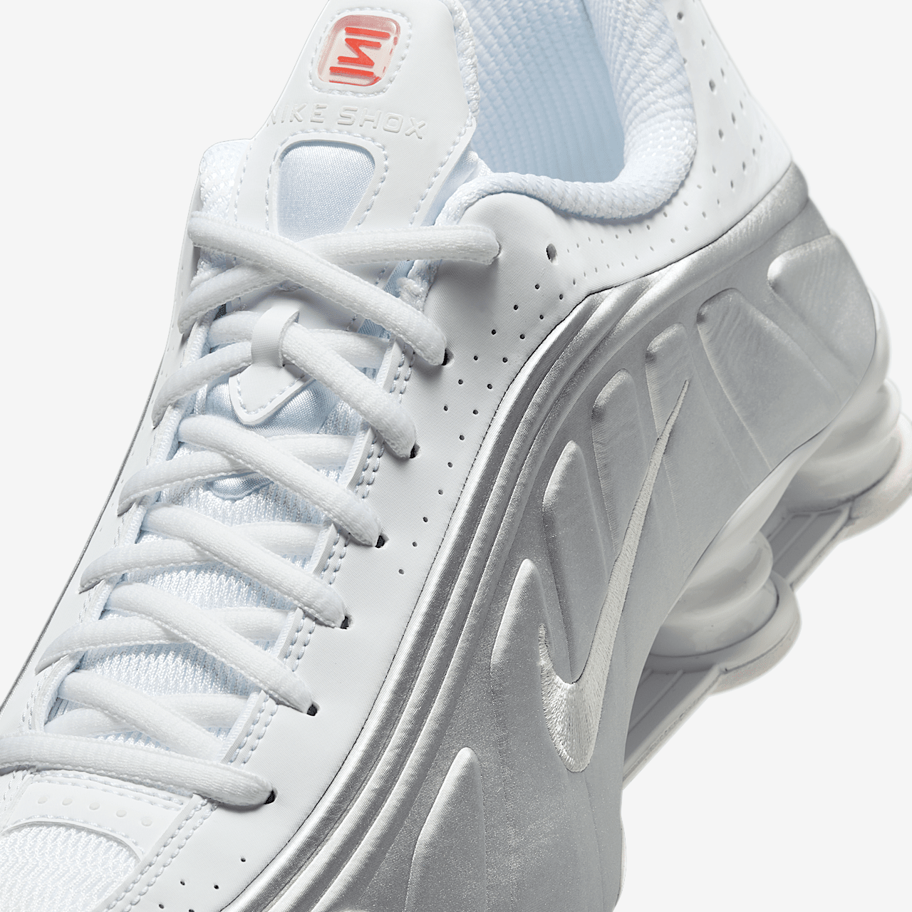 Nike Nike Shox sneaker Wit/Wit/Bright Crimson/Metallic Silver