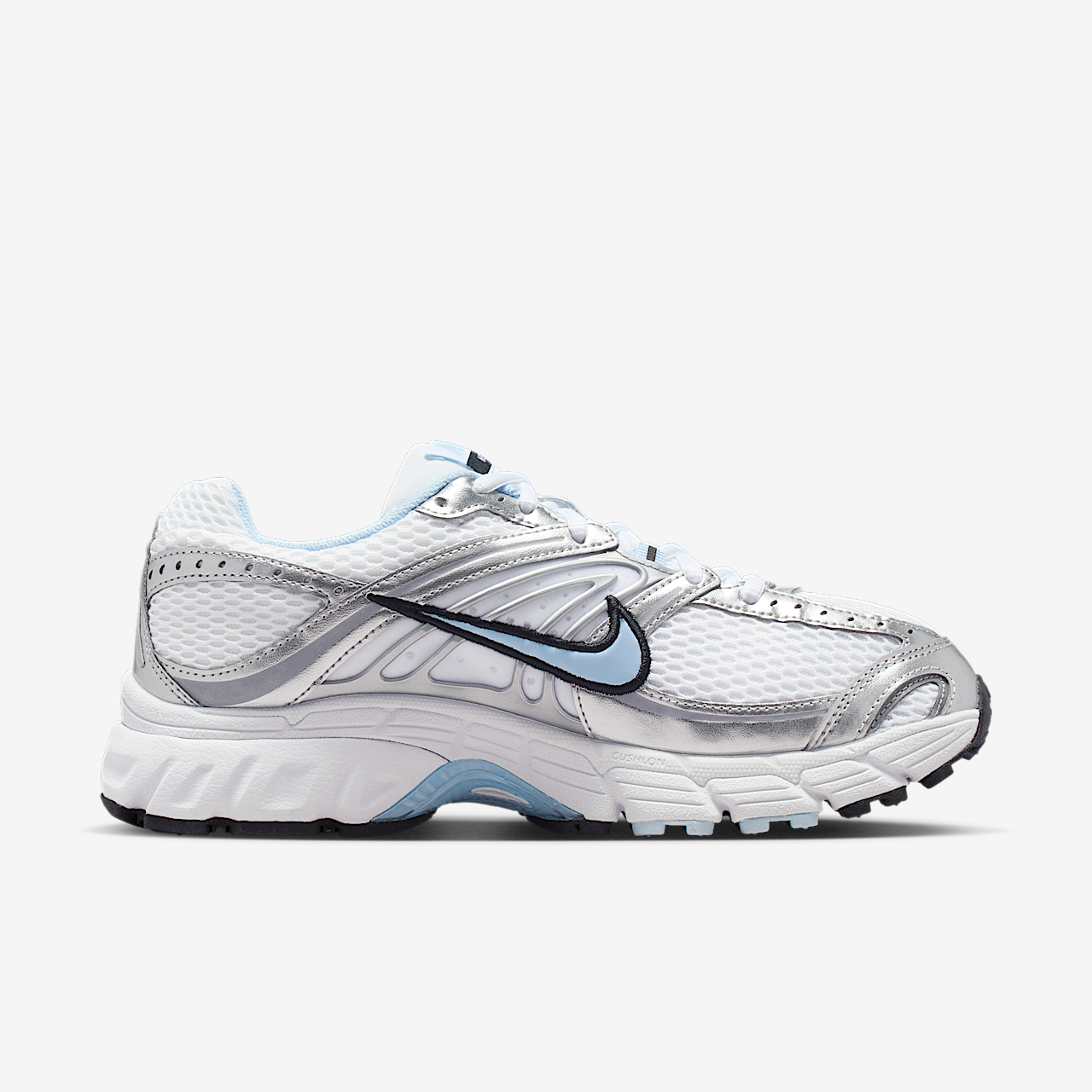Nike Air Max sneaker Wit/Metallic Silver/Zwart/Hydrogen Blue