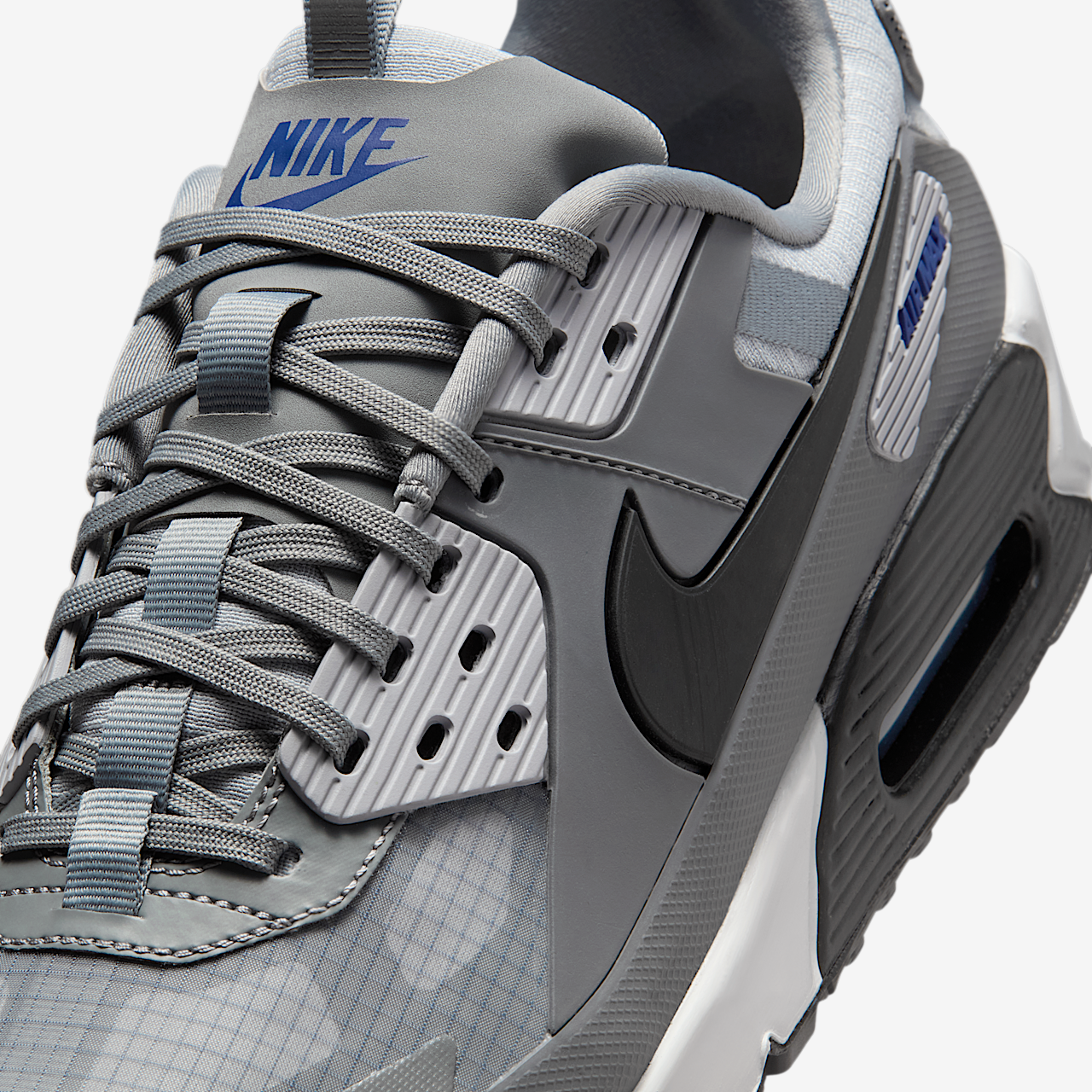 Nike Air Max sneaker Cool Grey/Deep Royal Blue/Wolf Grey/Zwart