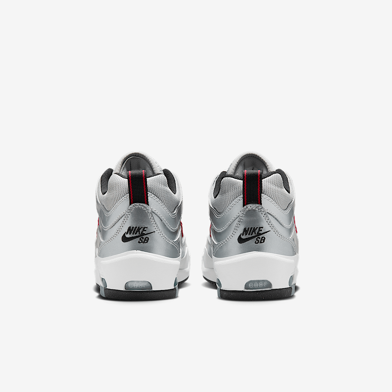 Nike Air Max sneaker Metallic Silver/Metallic Silver/Wit/Varsity Red