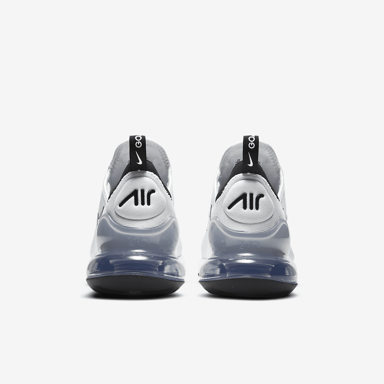 Nike Air max 270 sneaker Wit/Pure Platinum/Zwart