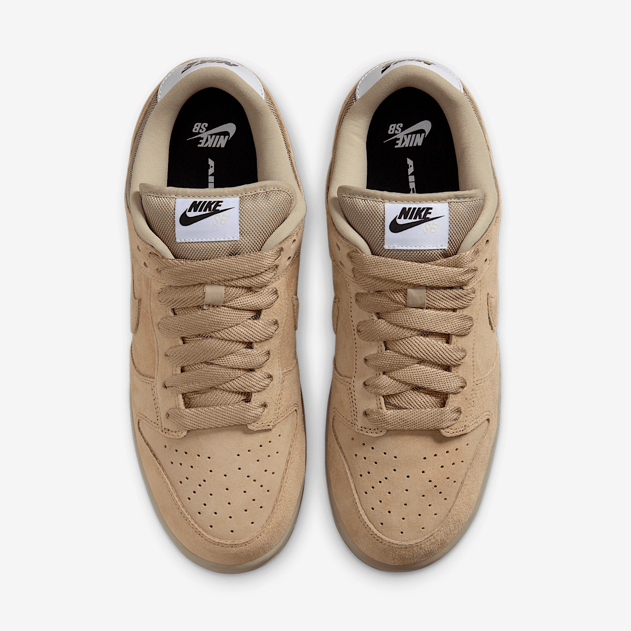 Nike Dunk Low sneaker Parachute Beige/Desert Khaki/Wit/Parachute Beige