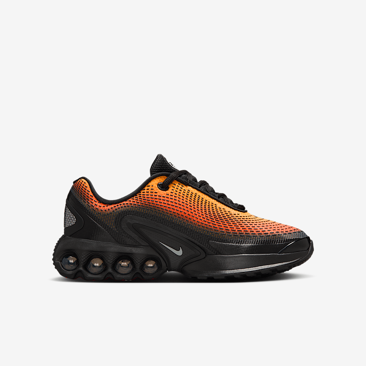 Nike Air Max DN sneaker Zwart/Laser Orange/Total Orange/Light Smoke Grey