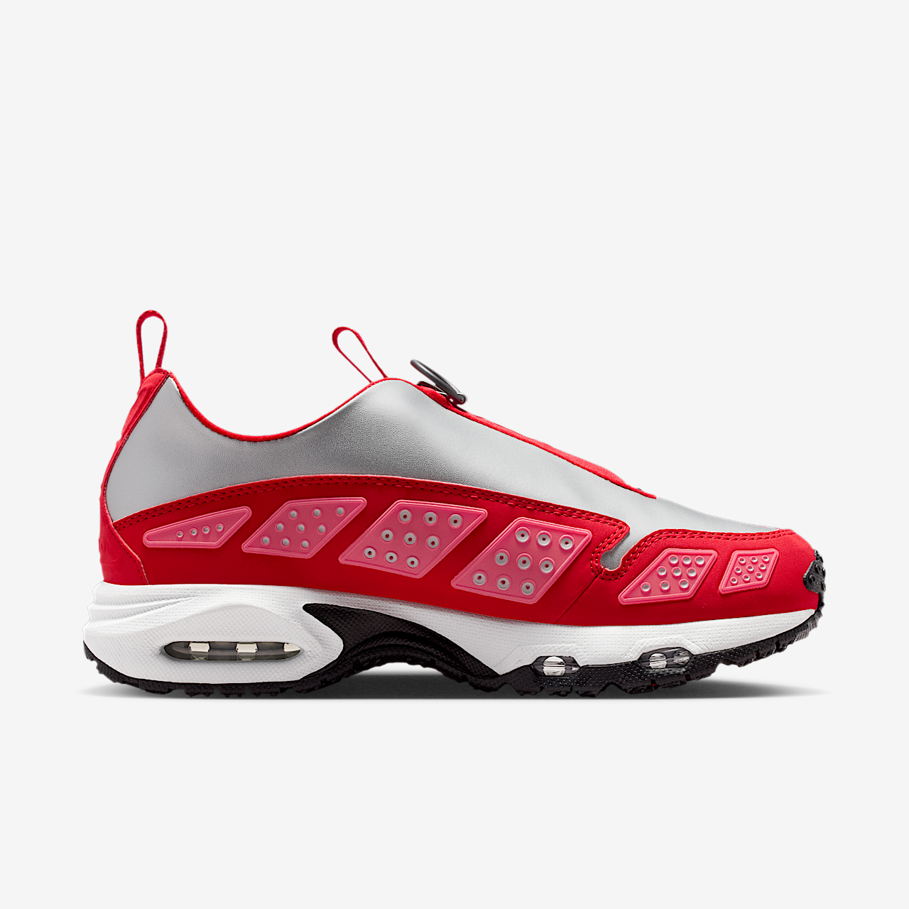 Nike Air Max SNDR sneaker Silver/Fusion Red/Photon Dust/University Red