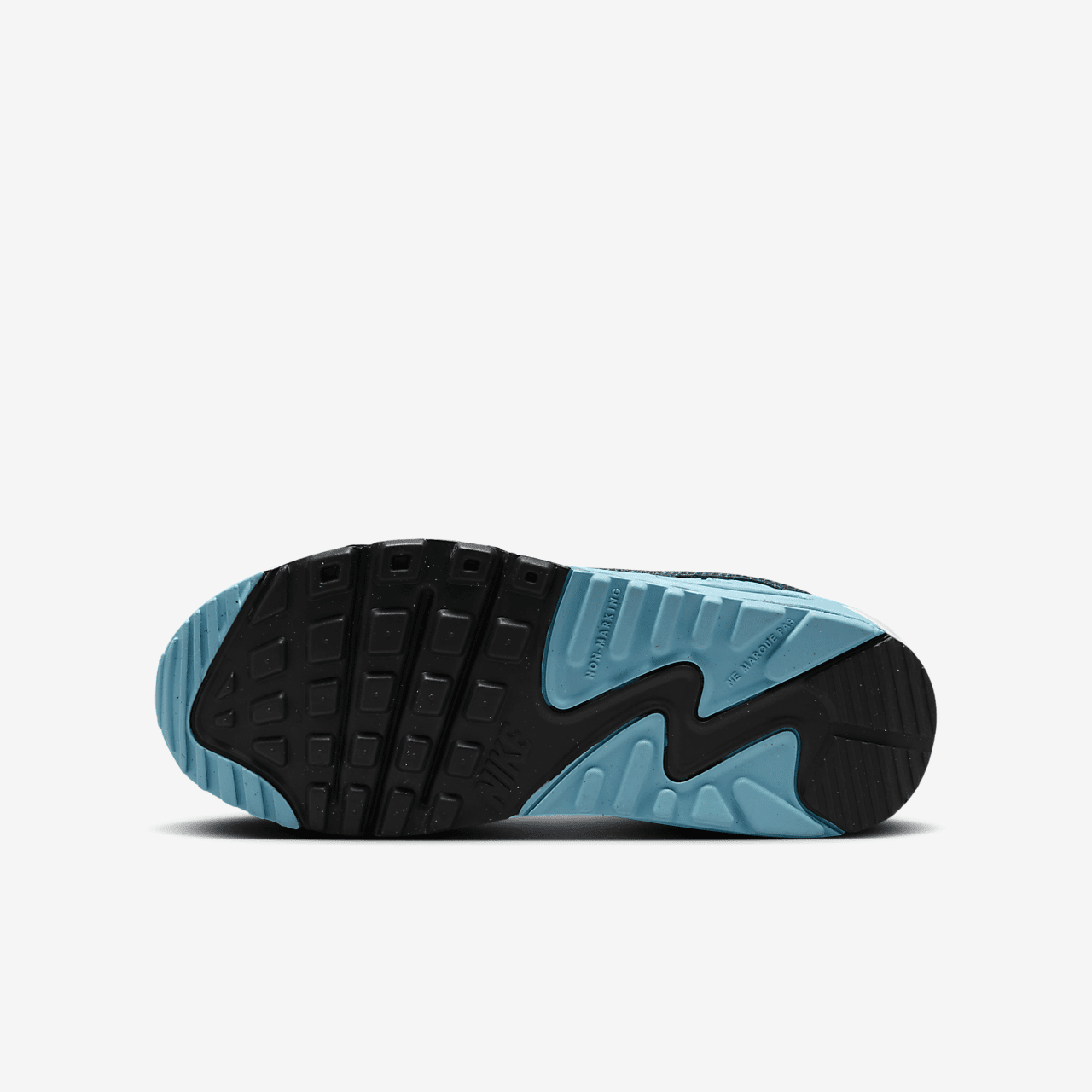 Nike Air max 90 sneaker Wit/Baltic Blue/Armory Navy/Wolf Grey