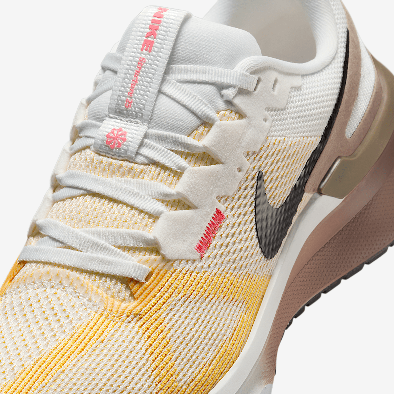 Nike  sneaker Summit White/Mink Brown/Varsity Maize/Zwart