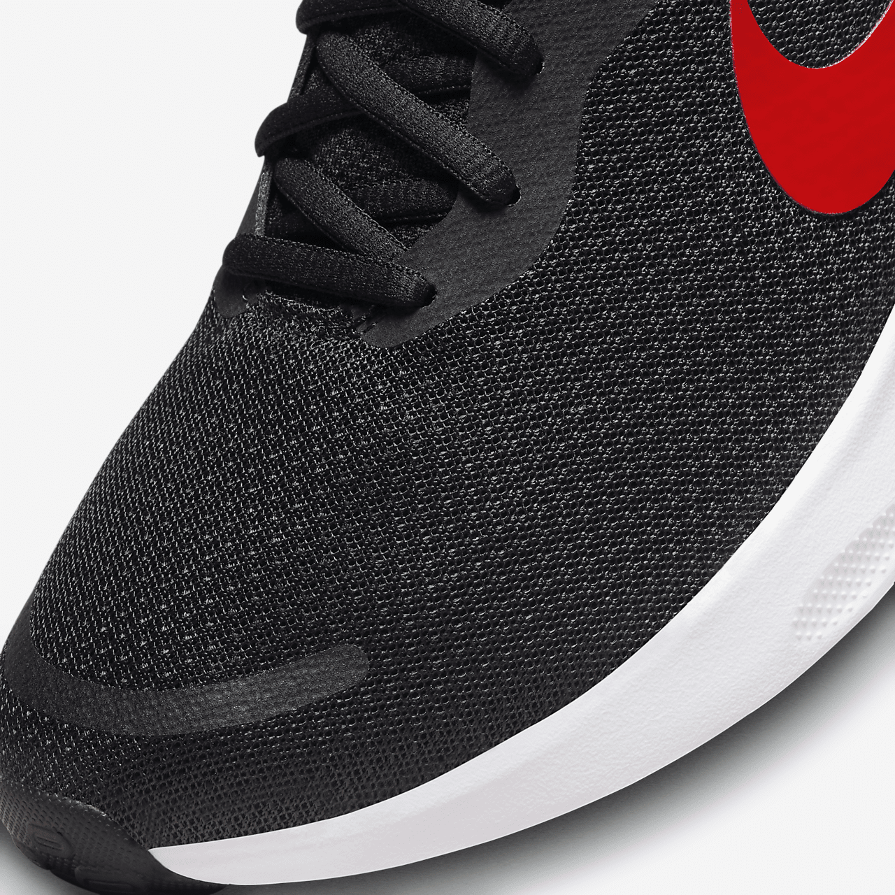 Nike  sneaker Zwart/Wit/University Red
