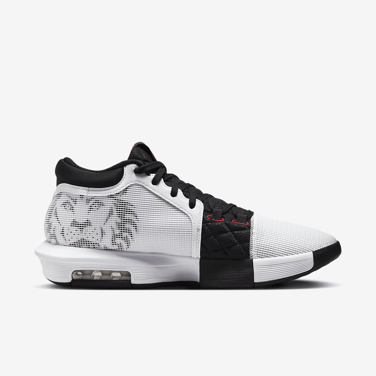 Nike LeBron sneaker Wit/University Red/Zwart